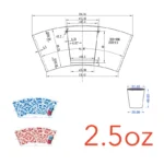 2.5oz cup fan